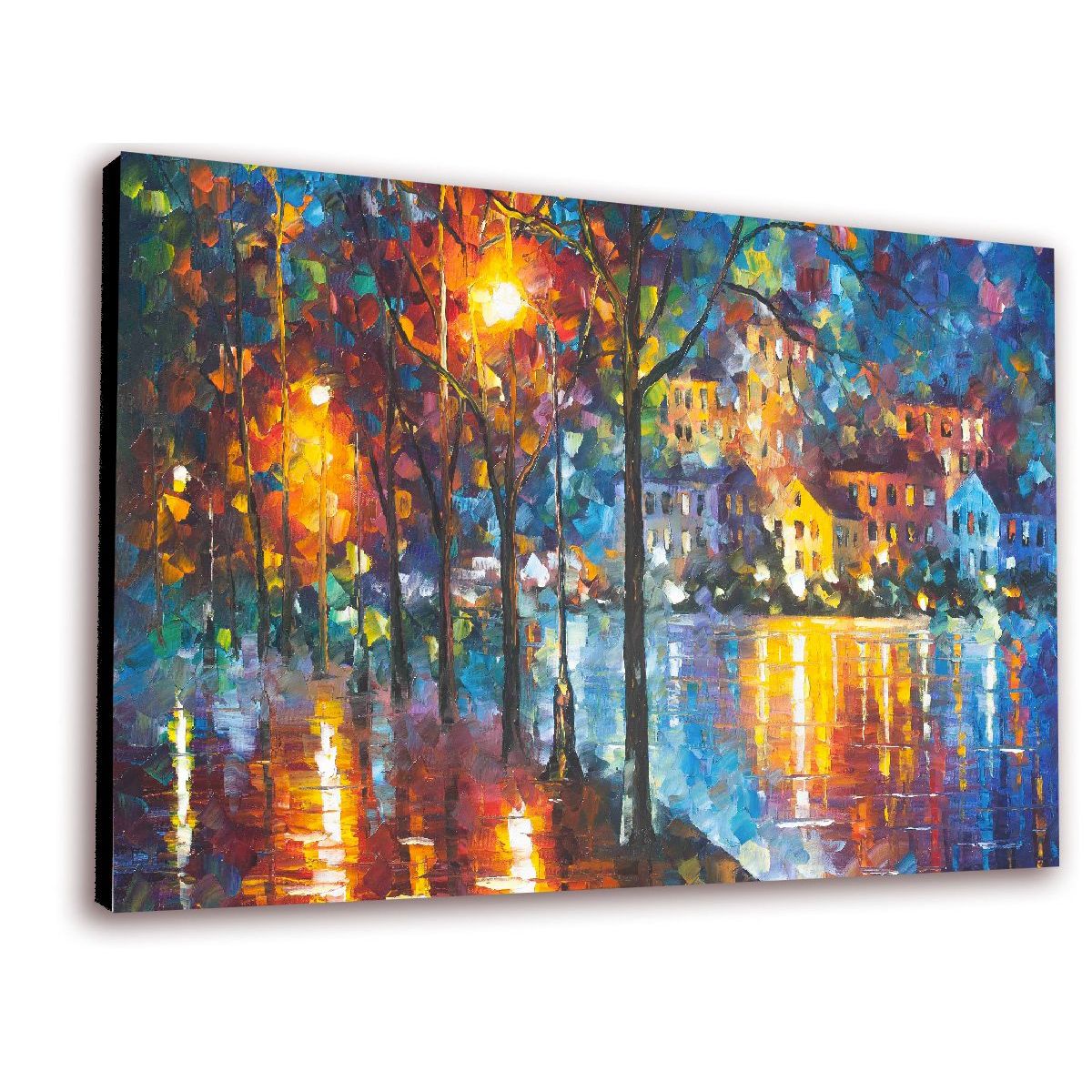 ART INDUSTRY - Cuadro 50x30 Cms Decorativo Tipo Oleo Camino 1