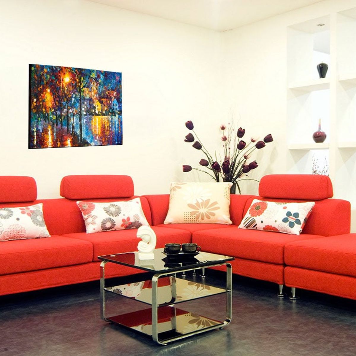 ART INDUSTRY - Cuadro 50x30 Cms Decorativo Tipo Oleo Camino 1