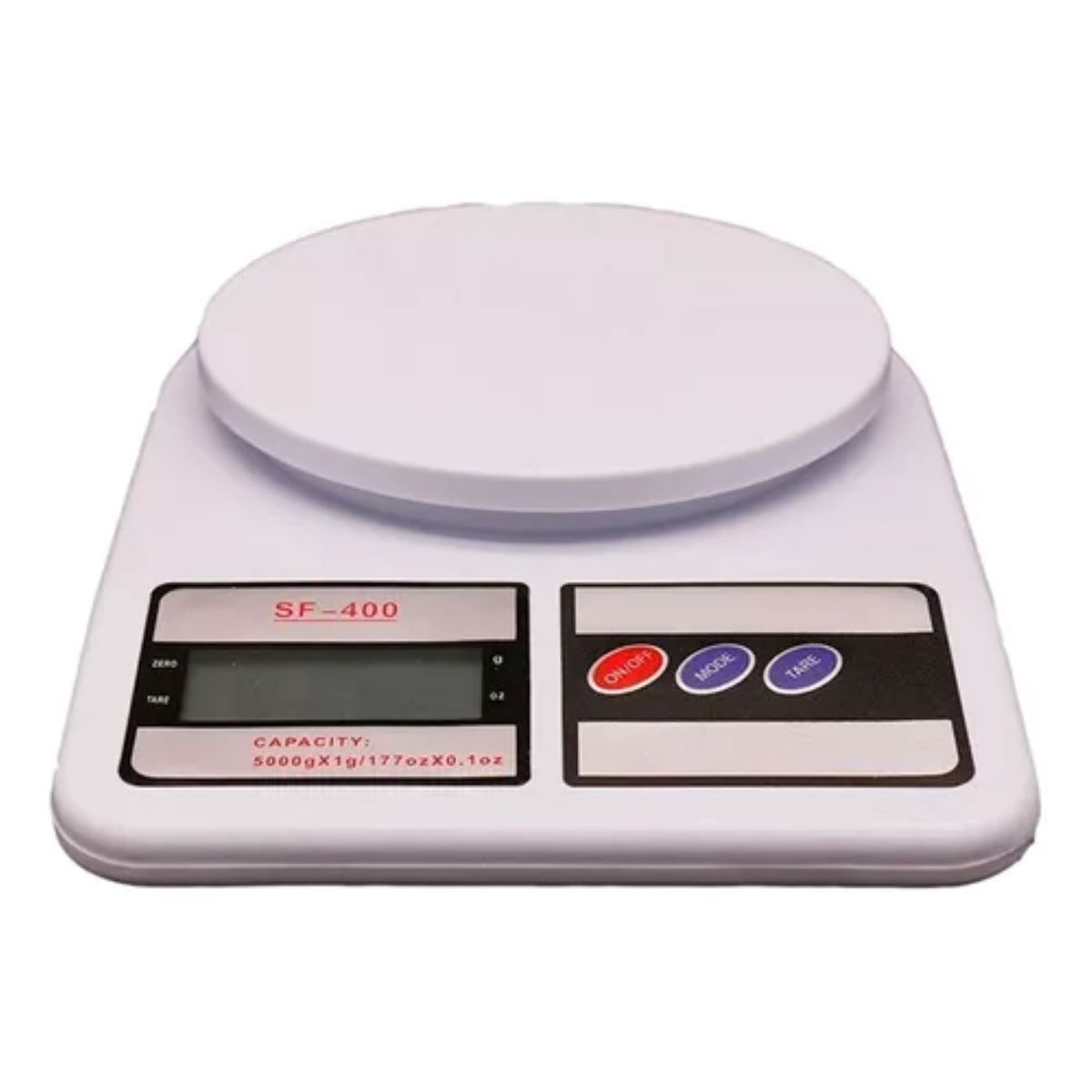 GENERICO - Balanza Gramera Para Alimentos Base Plastica 5kg Cozinha