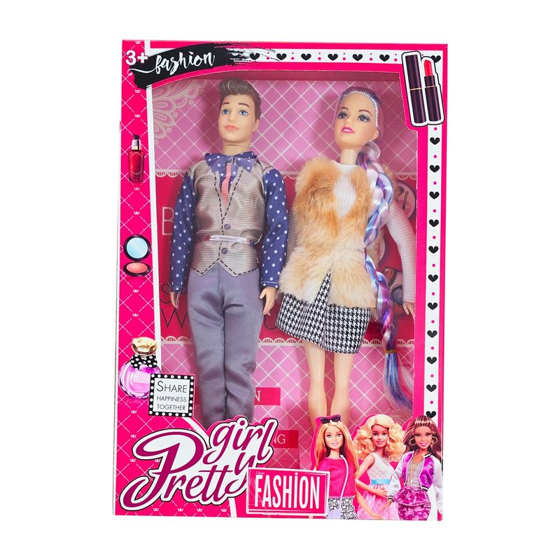 GENERICO - Muñeca Muñeco Vestidos Elegantes Pareja Juguetes Niñas