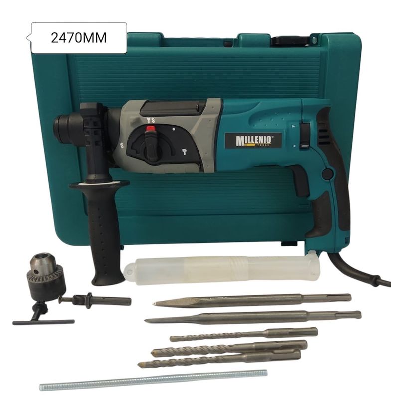 ROTOZIP - Taladro Rotomartillo Doblemandril Perforador Estuche