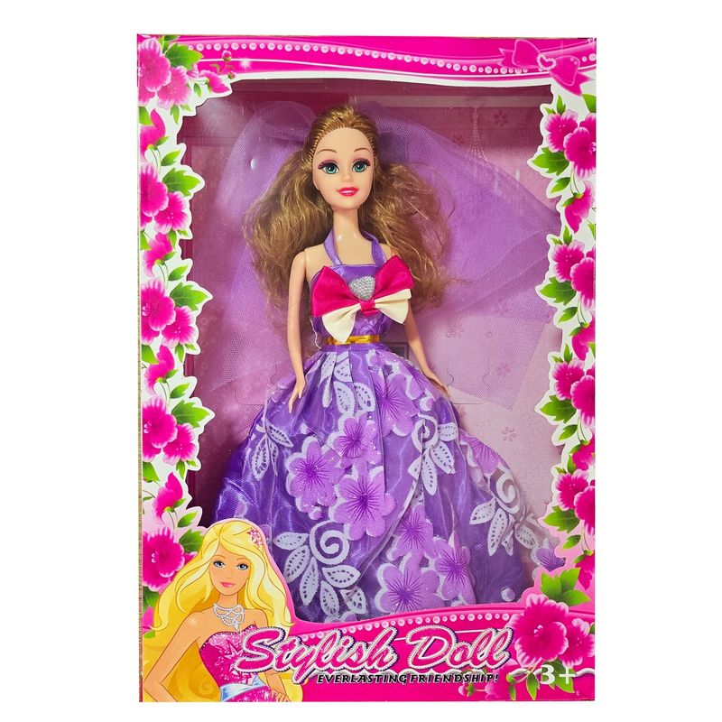 GENERICO - Muñeca Princesa Vestido Velo Elegante Juguete Niña