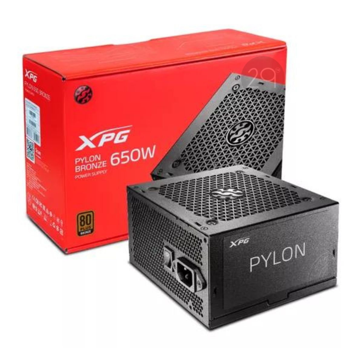 XPG - Fuente De Poder XPG PYLON 650W 80 Plus Bronze GRIS