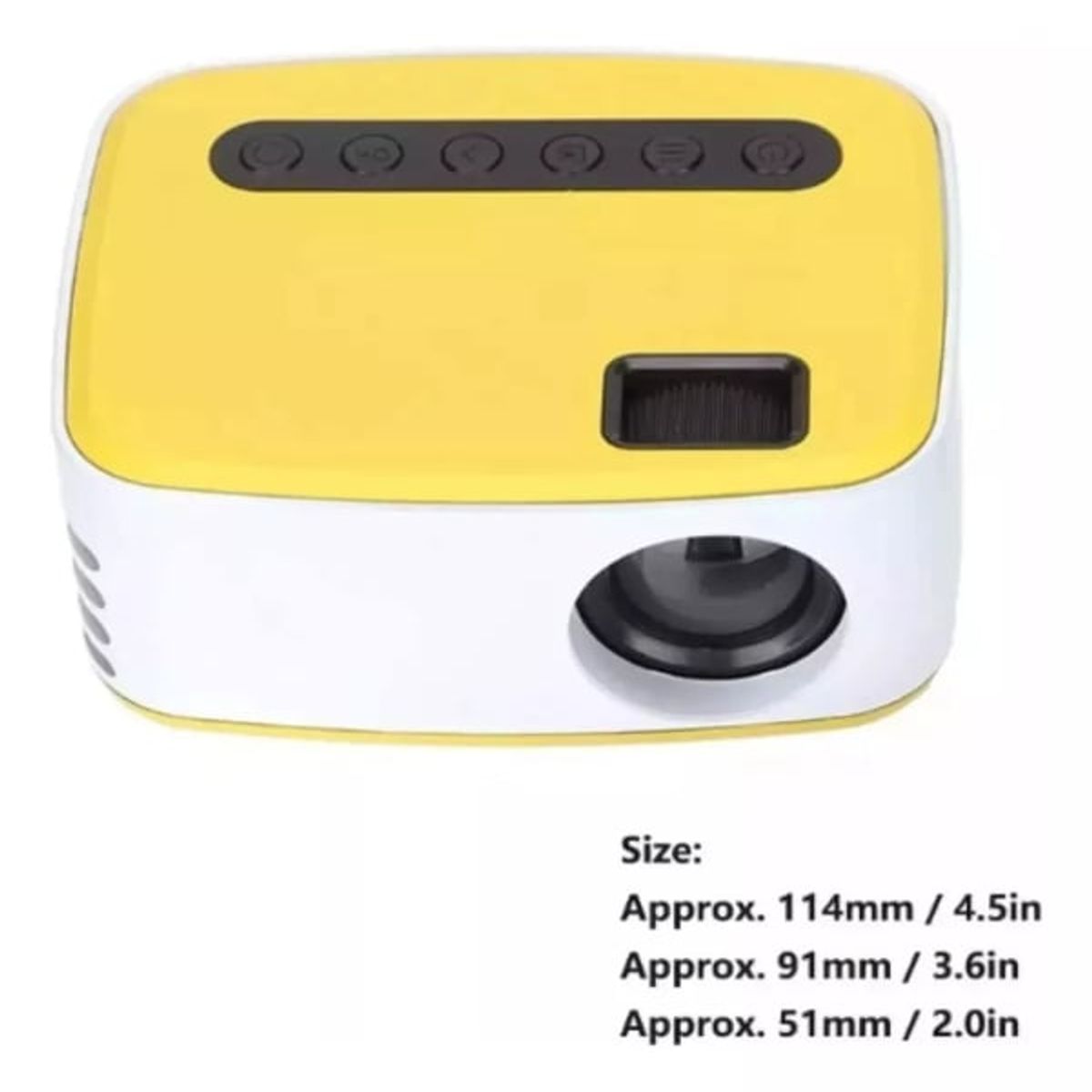 GENERICO - Mini Proyector De Video Lcd Led Full Color Led Meer Yg300