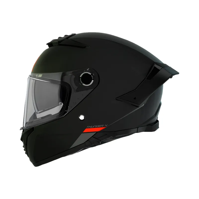 MT HELMETS - CASCO MT THUNDER 4 CERTIFICADO ECE2206 NEGRO MATE TALLA S
