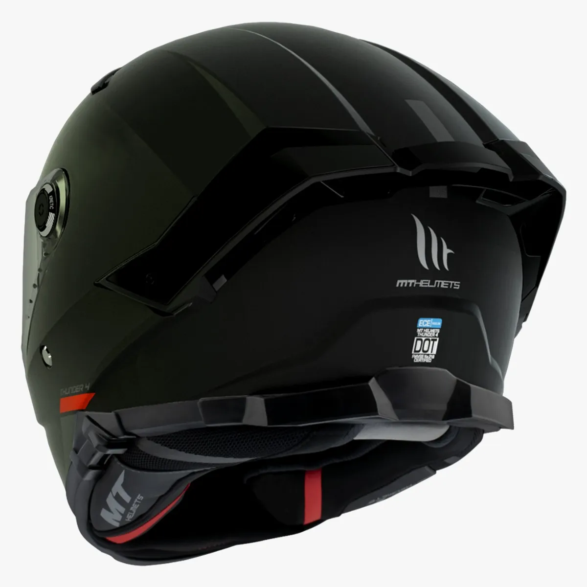 MT HELMETS - CASCO MT THUNDER 4 CERTIFICADO ECE2206 NEGRO MATE TALLA S
