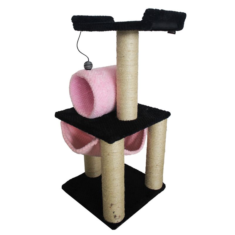 WOOD PETS - GIMNASIO ARBOL RASCADOR PARA GATO