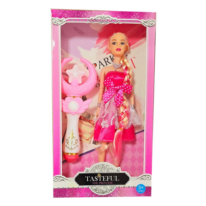 GENERICO - Muñeca Vestido Varita Magica Juguete Interactivo Niña