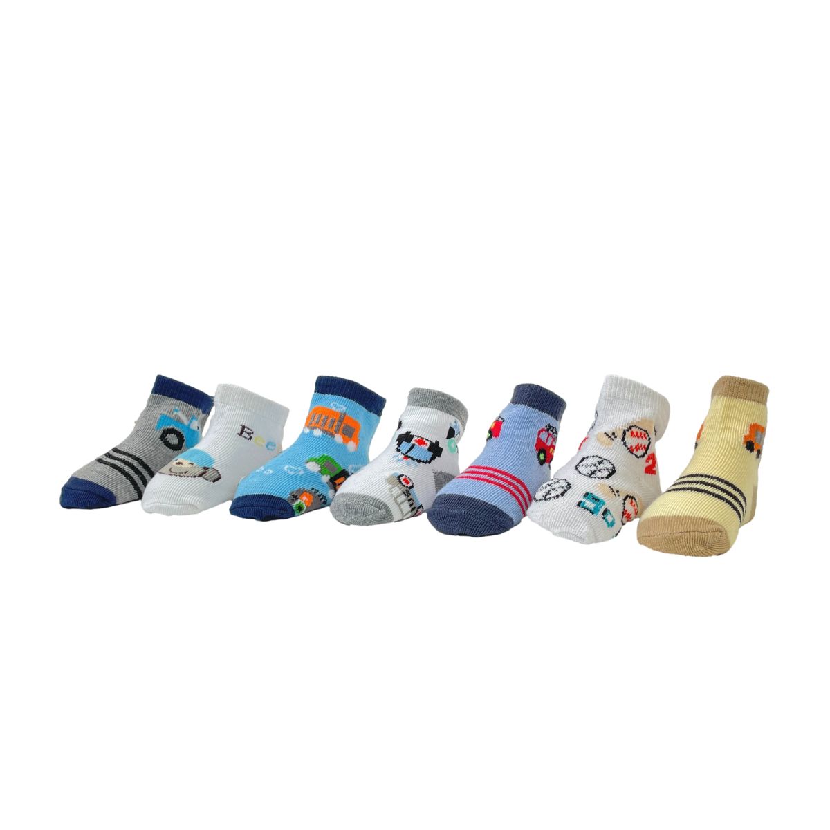MUNDO BEBE - Medias Para Bebés En Caja Para Niño X7 Pares_.
