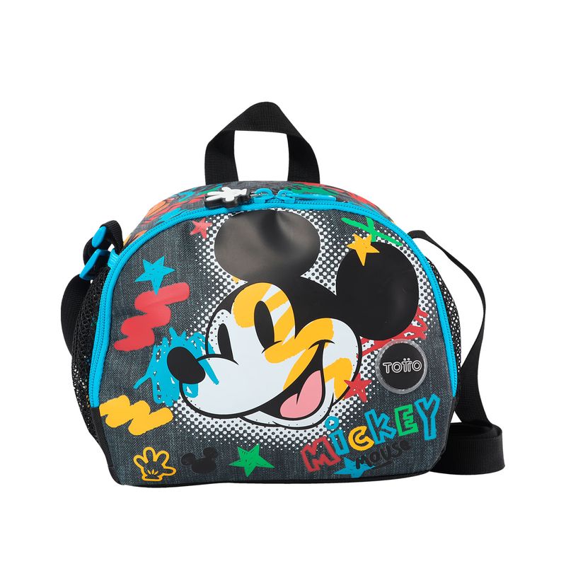 TOTTO - Lonchera para Niño Mickey Gris