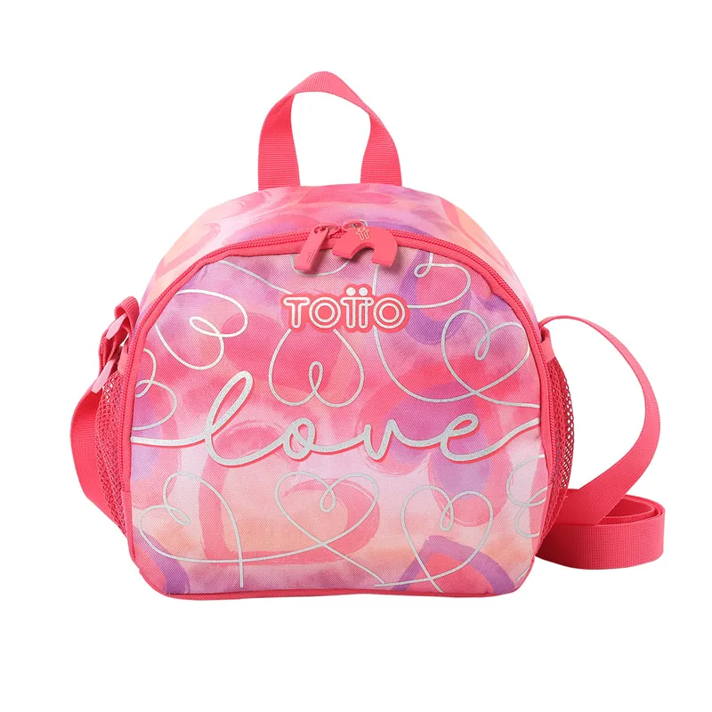TOTTO - Lonchera Para Niña Lonchera Amorely Rosada