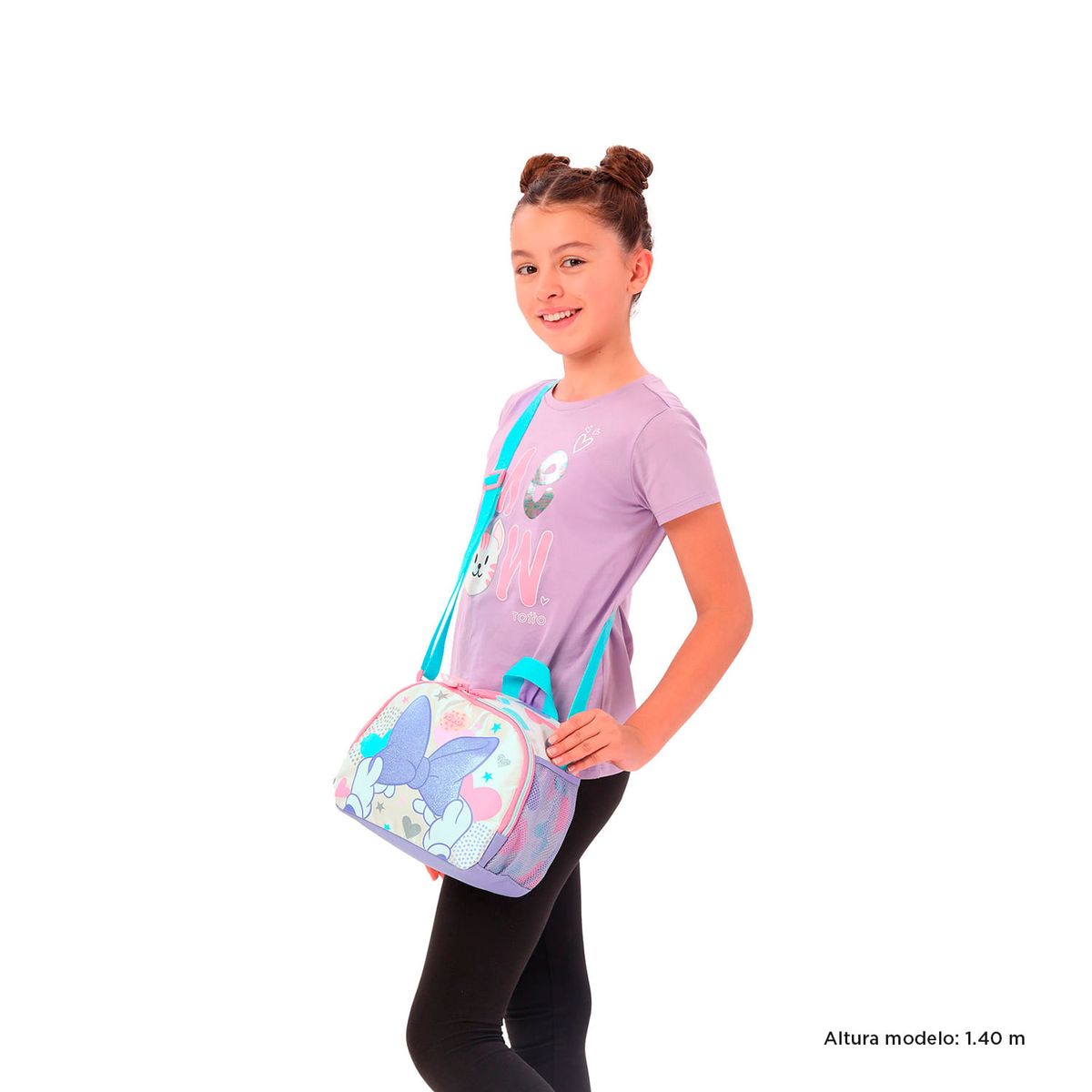 TOTTO - Lonchera para Niña Minnie Blanca