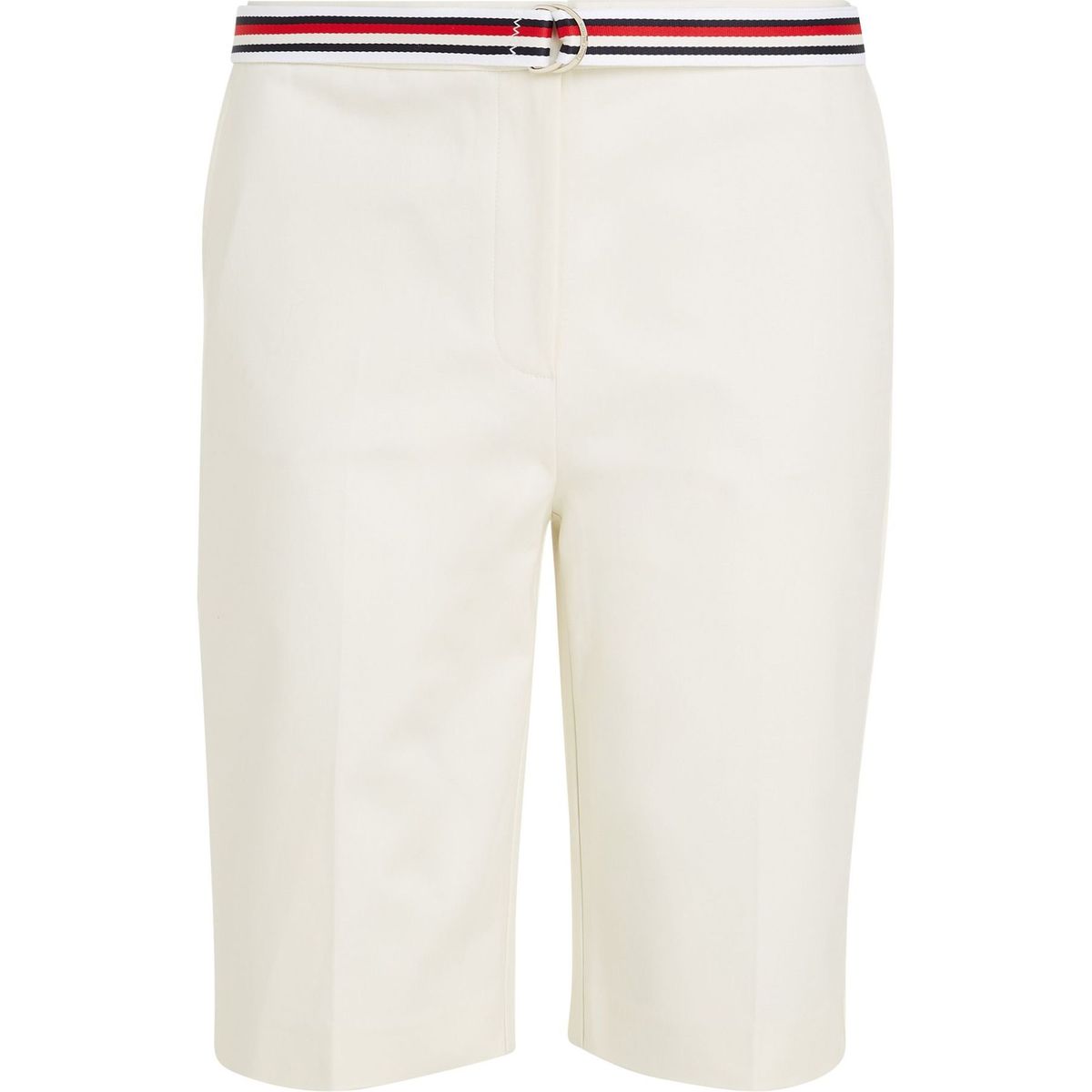 TOMMY HILFIGER - Bermuda  blanca con cinturón IM LONDON Tommy Hilfiger