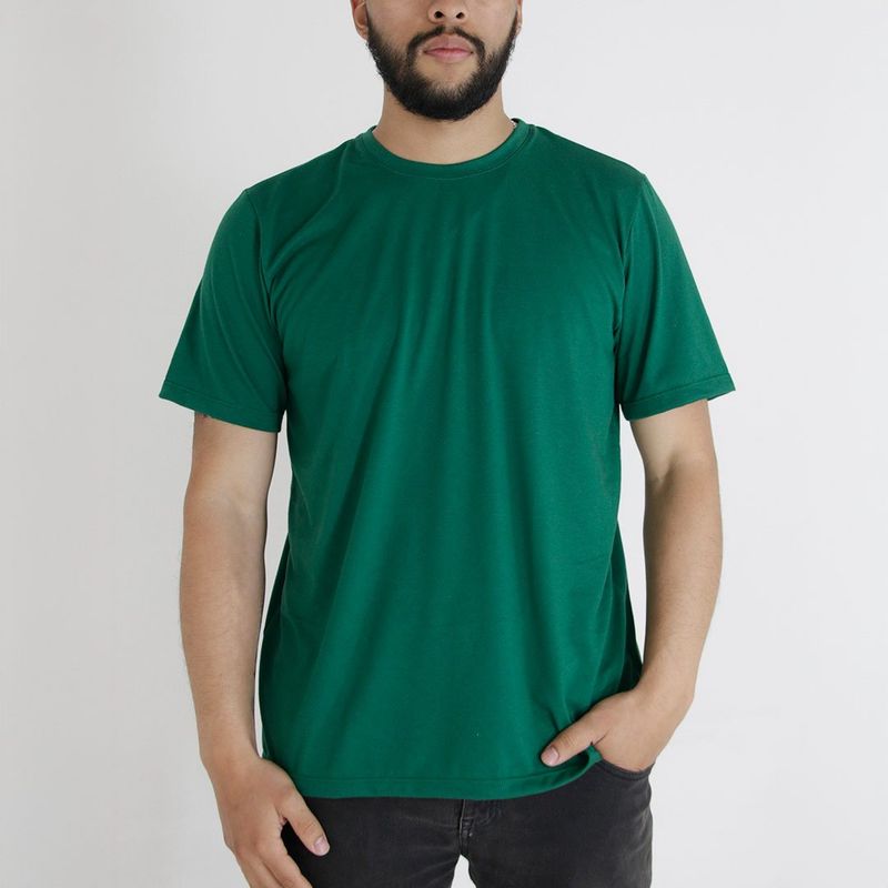 L Y H - Camiseta Para Hombre Manga Corta Verde Marca L&H