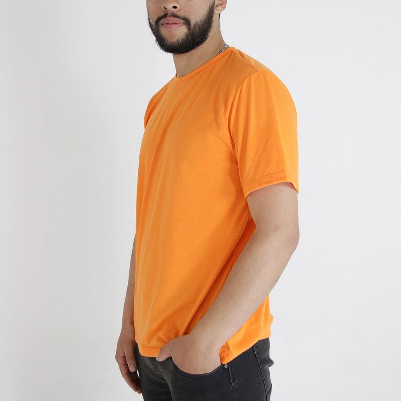 L Y H - Camiseta Para Hombre Manga Corta Naranjo Marca L&H