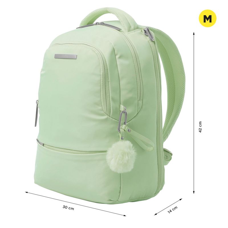 TOTTO - Morral Ejecutivo Porta PC 14" Adelaide 2 2.0 Verde Mujer