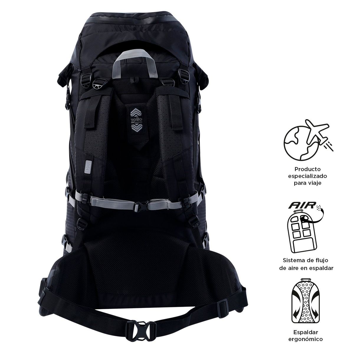 TOTTO - Morral Outdoor Summit # 67 Negro