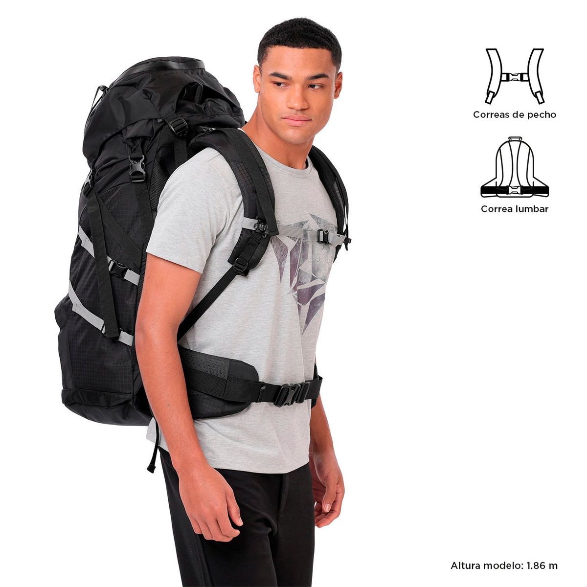 TOTTO - Morral Outdoor Summit # 67 Negro