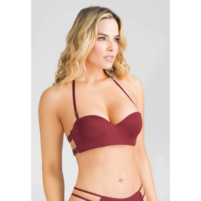 FORMAS INTIMAS - Brasier Mujer Vinotinto FI 79365