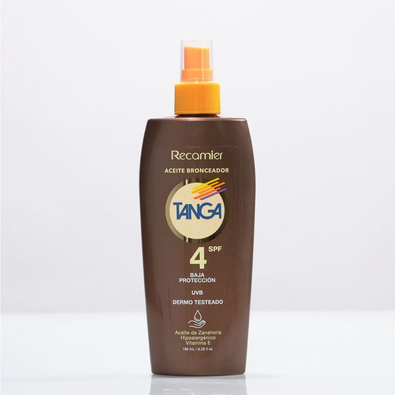 TANGA - Aceite Bronceador Tanga Fps4 X 185Ml