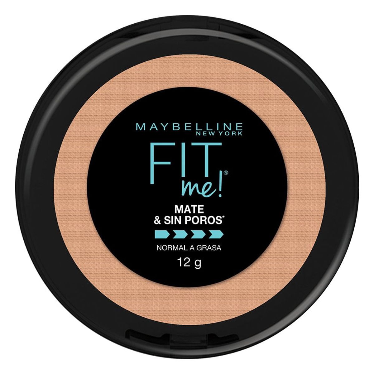 MAYBELLINE - Polvo Compacto Fit Me Mate & Sin Poros Sun Beige 310 X 13 Gr