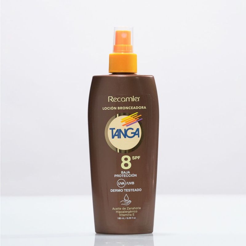 TANGA - Locion Bronceadora Tanga Spf8 X 185Ml