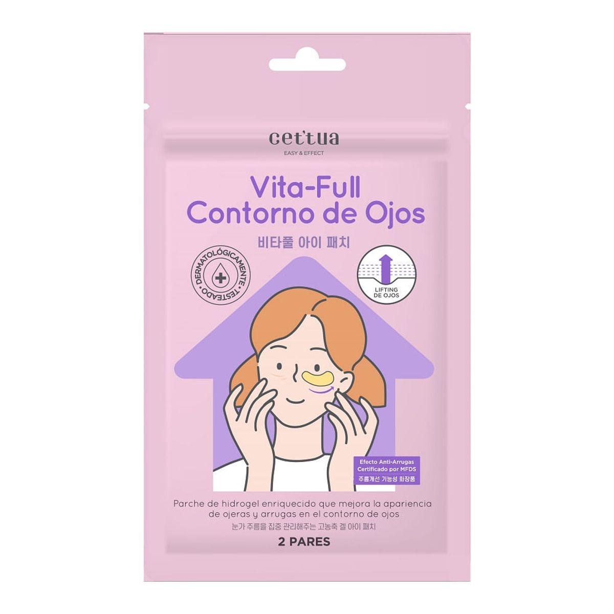 CETTUA - Parche Contorno Ojos Cettua Vita Full X 2Und