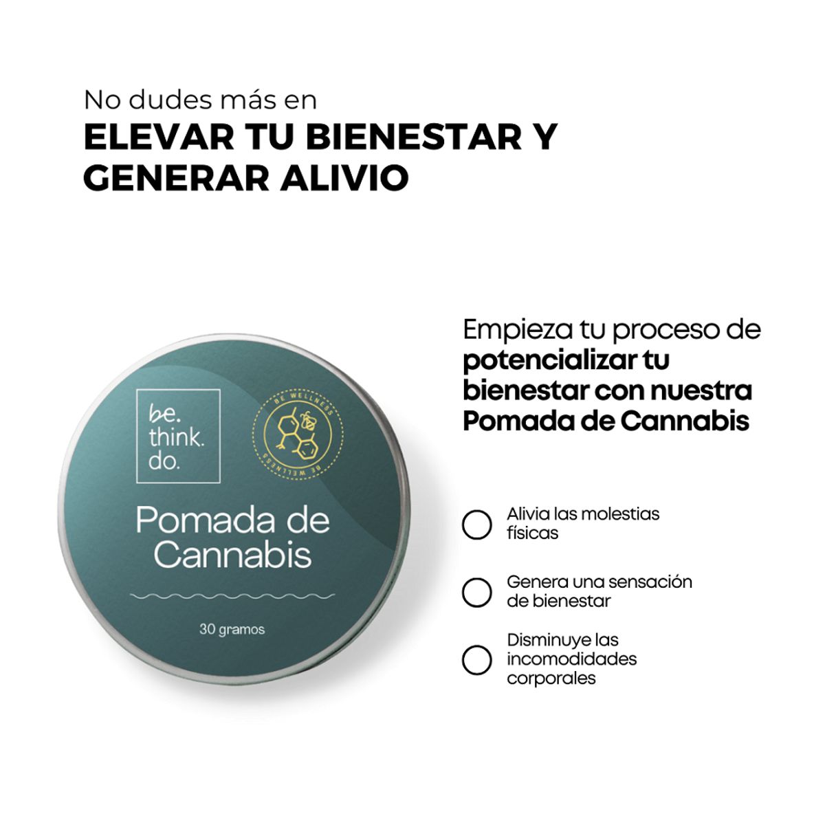 GENERICO - Pomada Cannabis Bethinkdo X 30g