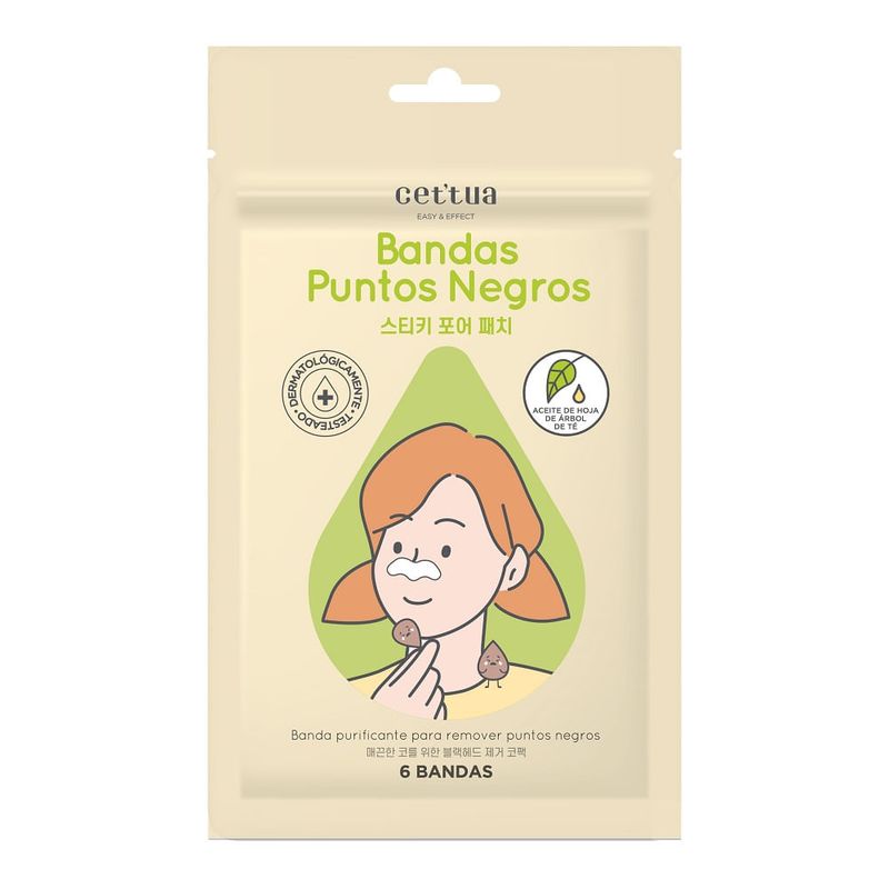CETTUA - Bandas Puntos Negros Cettua X 6Und