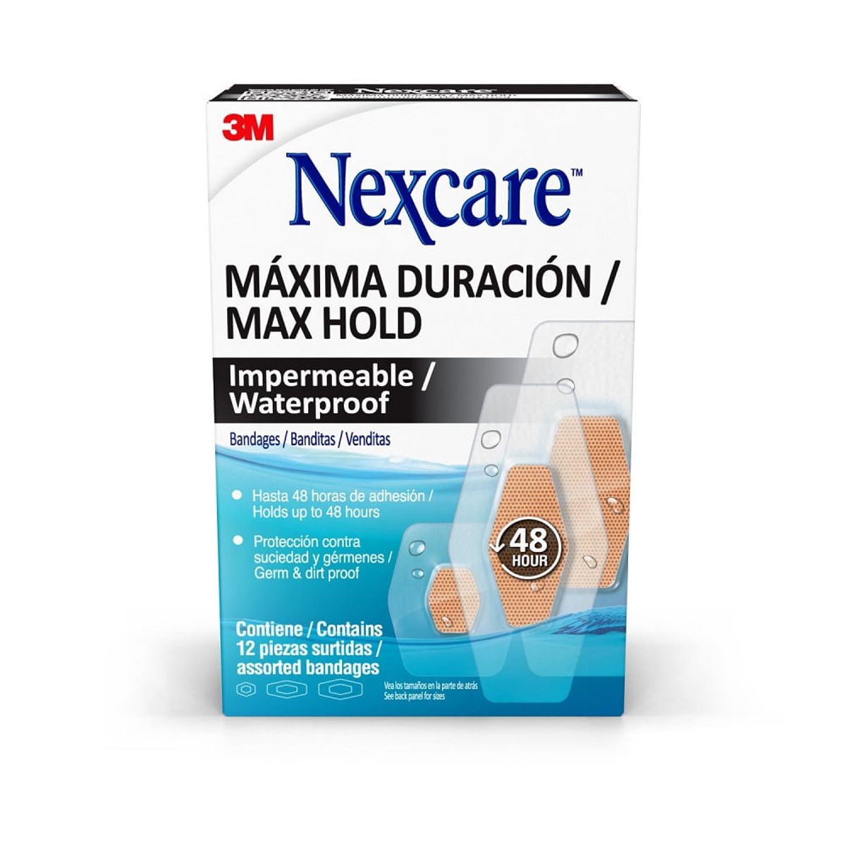 NEXCARE - Curas Surtidas Nexcare Impermeable X 12Und