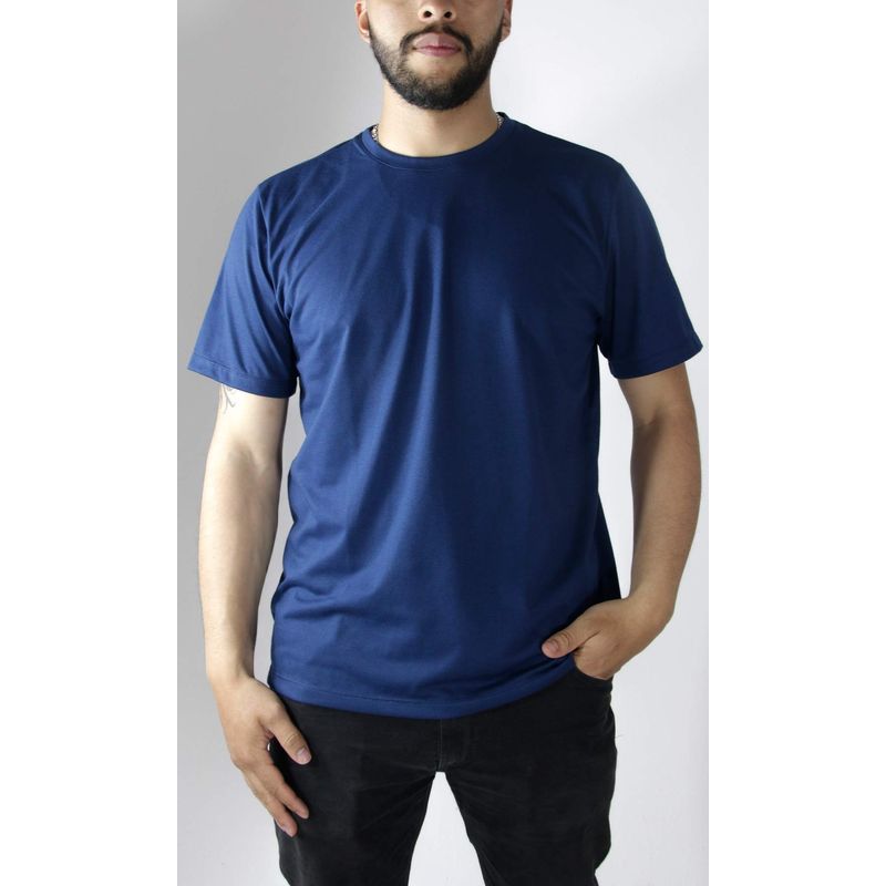 L Y H - Camiseta Para Hombre Azul Marca L&H