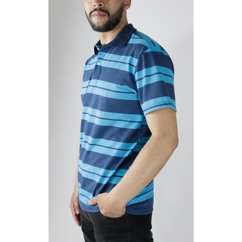 L Y H - Camiseta Para Hombre Azul Marca L&H