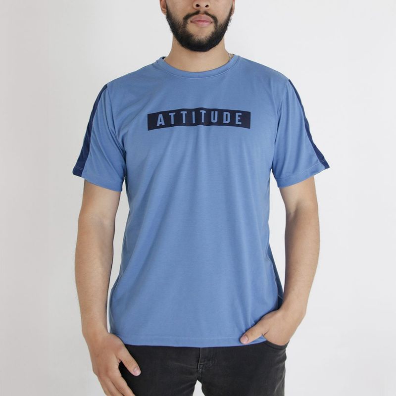 L Y H - Camiseta Para Hombre Índigo Marca L&H