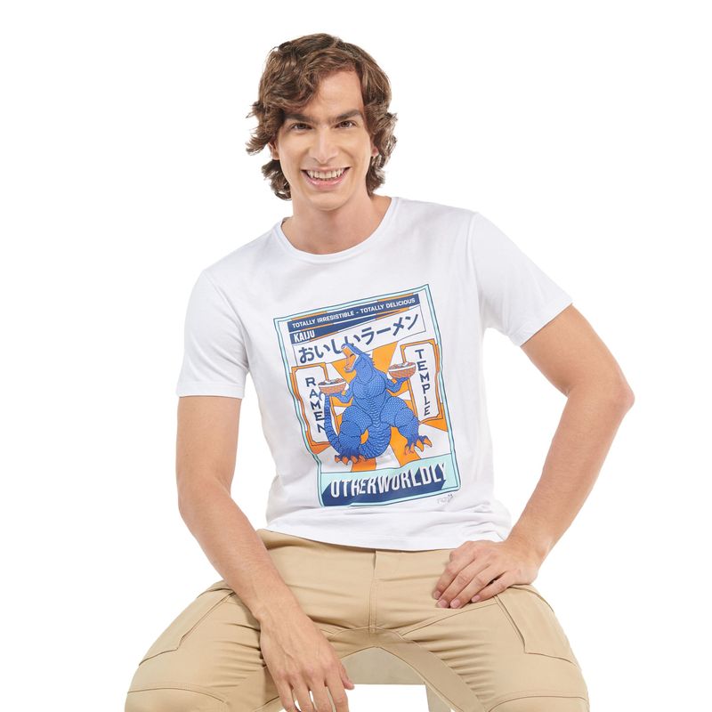 TOTTO - Camiseta Hombre Atena Blanca