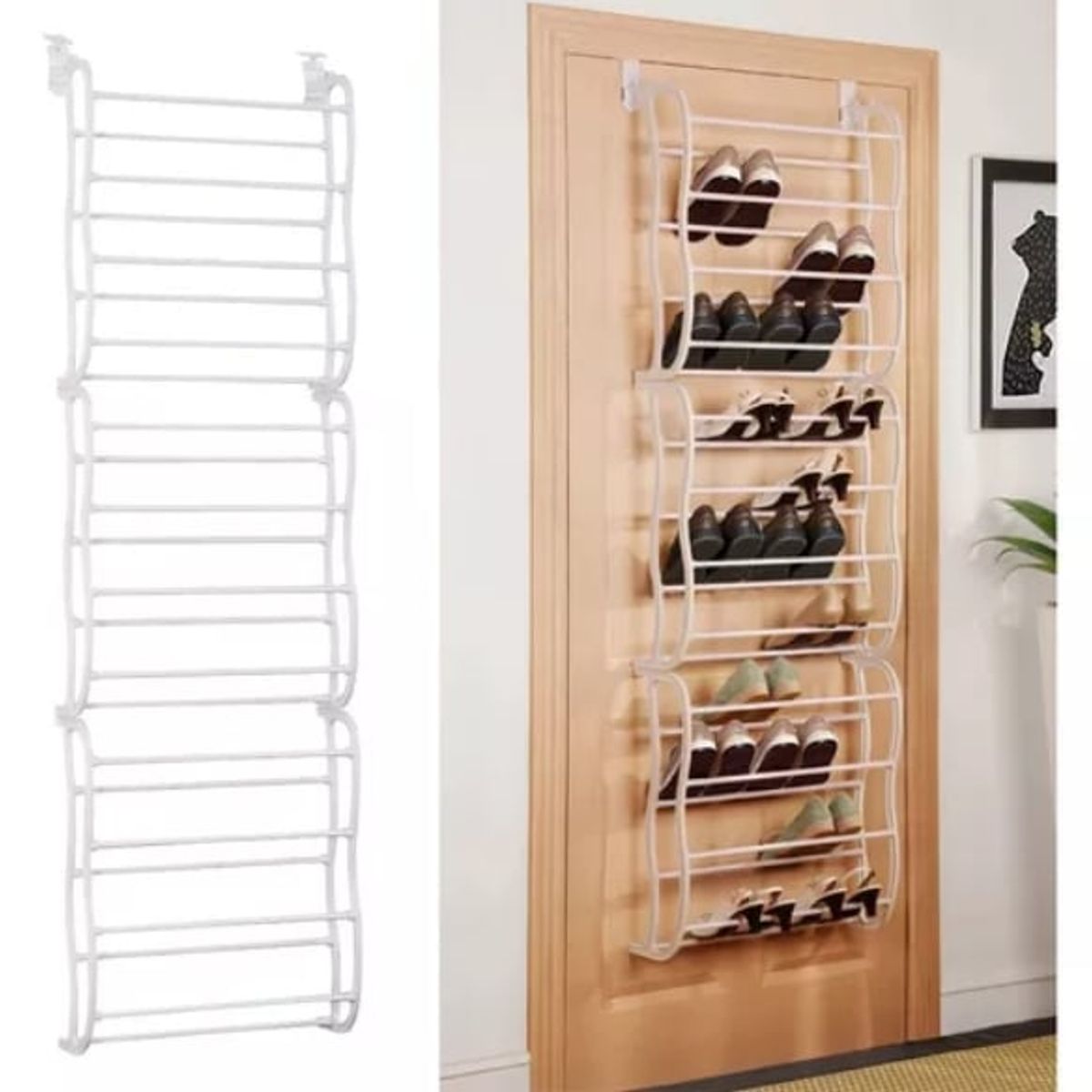 GENERICO - Organizador De Zapatos Zapatero Colgante Para Puerta 36 Pares