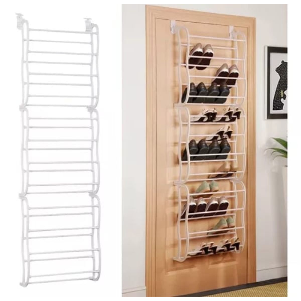 GENERICO - Organizador De Zapatos Zapatero Colgante Para Puerta 36 Pares