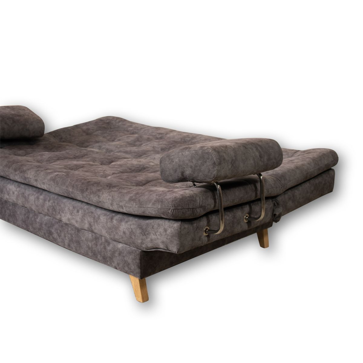 GENERICO - sofa cama kioto en alaska gris plomo capacidad de 3 a 4 personas