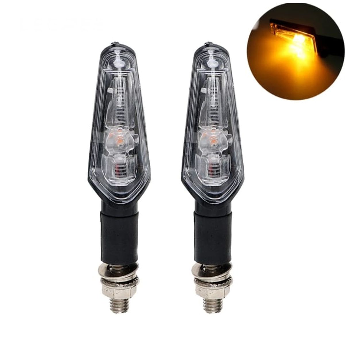 LED LENSER - DOS DIRECCIONALES LED TIPO RIZOMA  CONEXION UNIVERSAL MOTO