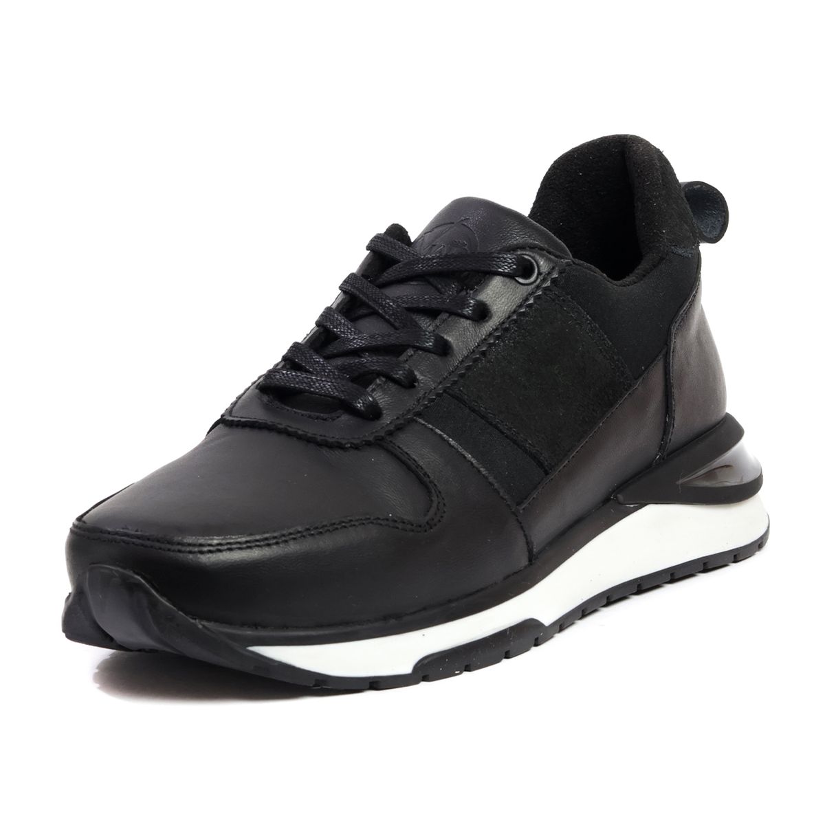VIAR - Tenis en Cuero Para Hombre VIAR Luky Negro