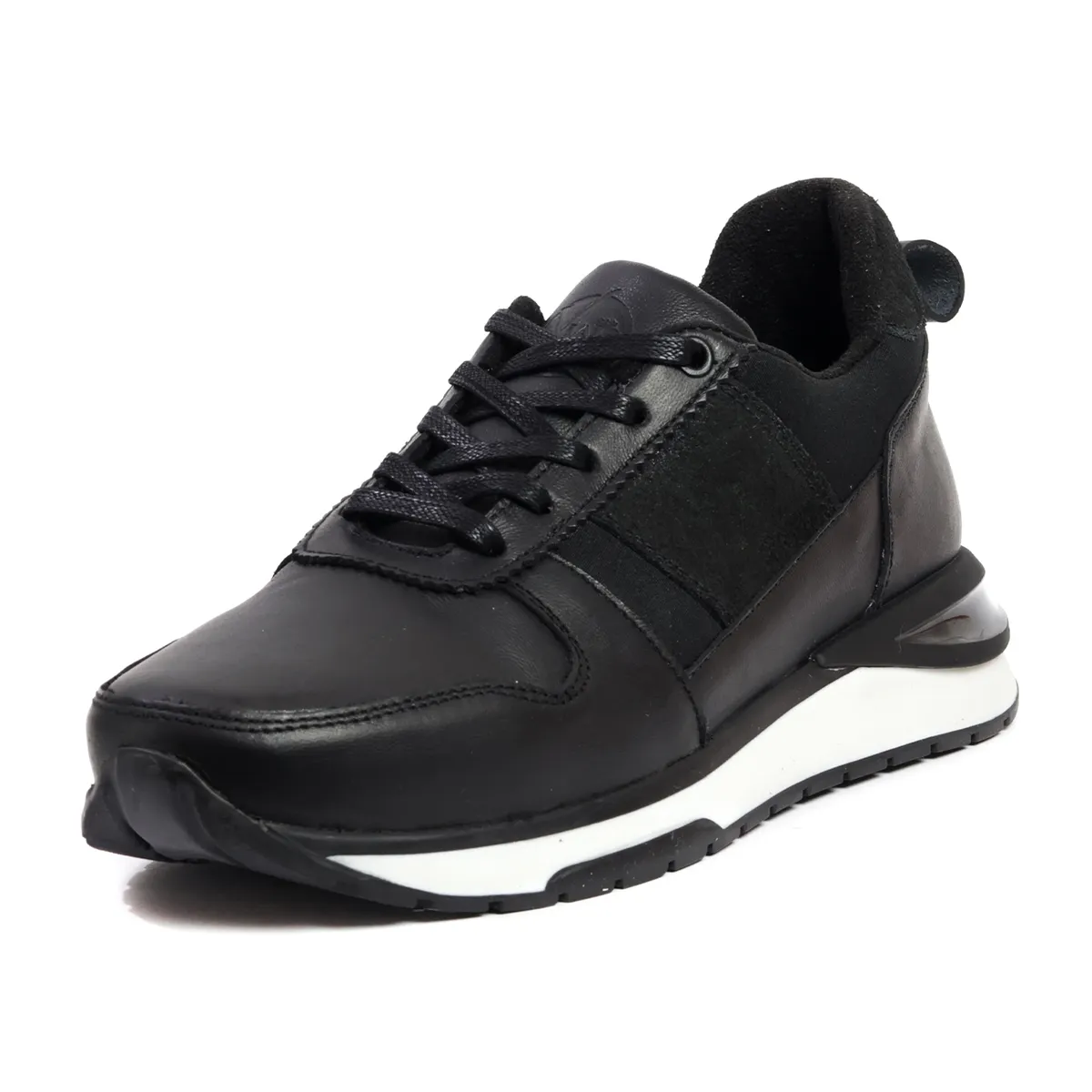 VIAR - Tenis en Cuero Para Hombre VIAR Luky Negro