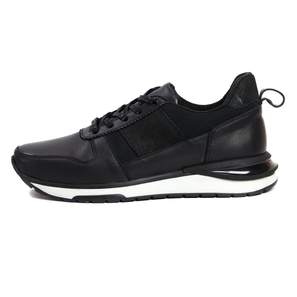 VIAR - Tenis en Cuero Para Hombre VIAR Luky Negro
