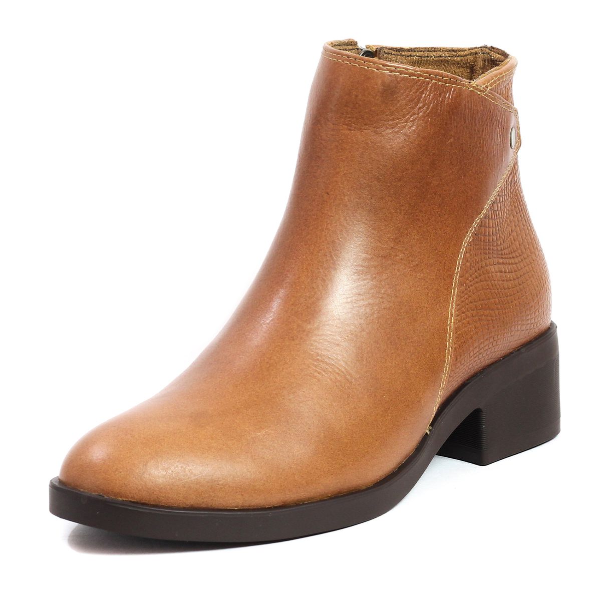 VIAR - Botines Cuero Mujer VIAR Paulina Miel