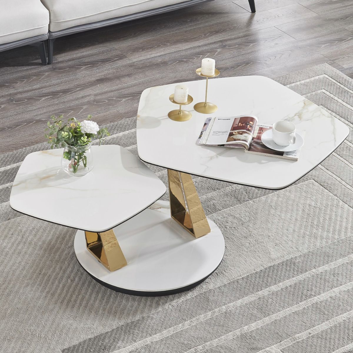 LEXYN HOME - mesa de centro  giratoria  Opera