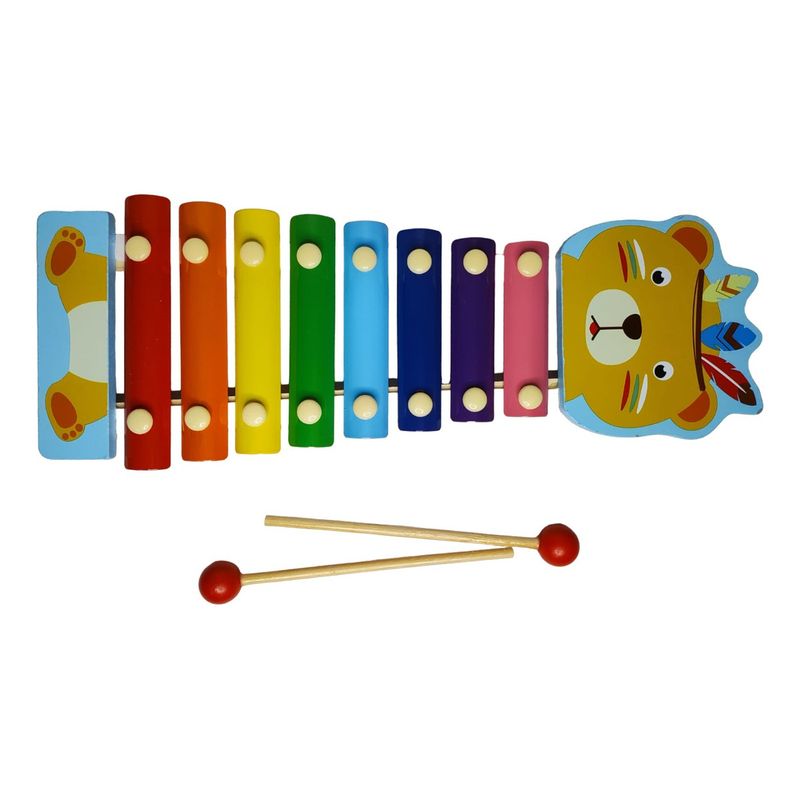 GENERICO - Xilófono Marimba Animales Madera Juguete Infantil Grande