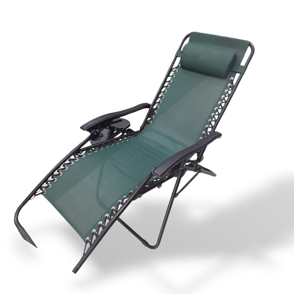 CAMP - Silla Cama Reclinable Plegable Portátil Almohada Antigraveda