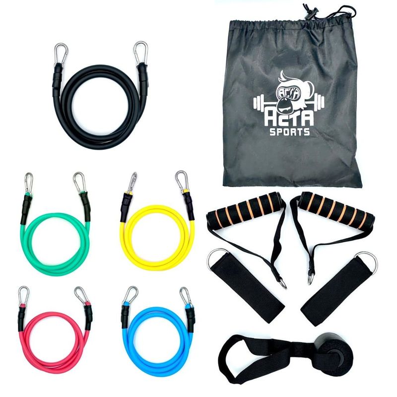 ACTA SPORTS - Kit Bandas Elásticas Tubulares Acta Sport + Guía Ejercicios-