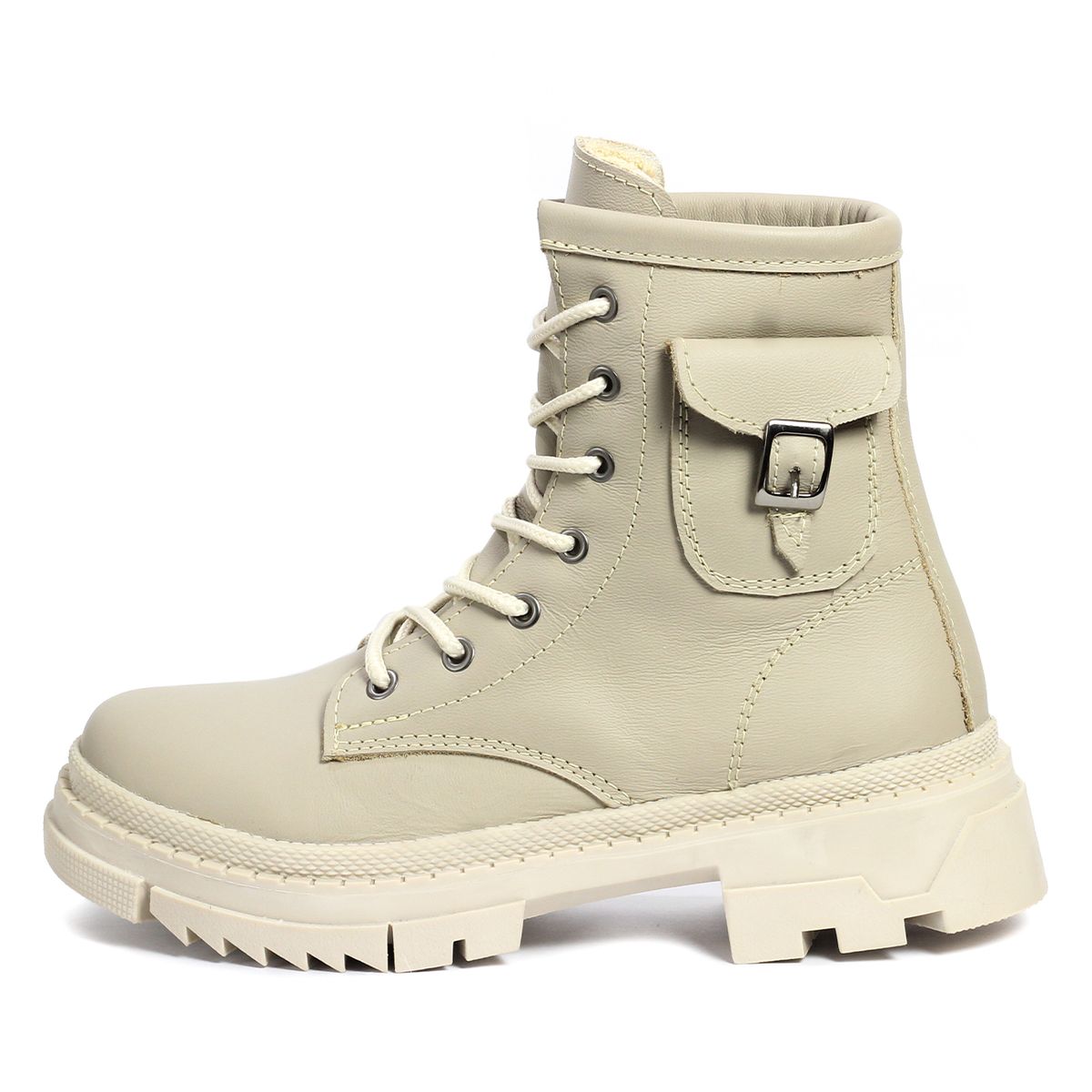 VIAR - Botas Cuero Para Mujer VIAR Lili Beige