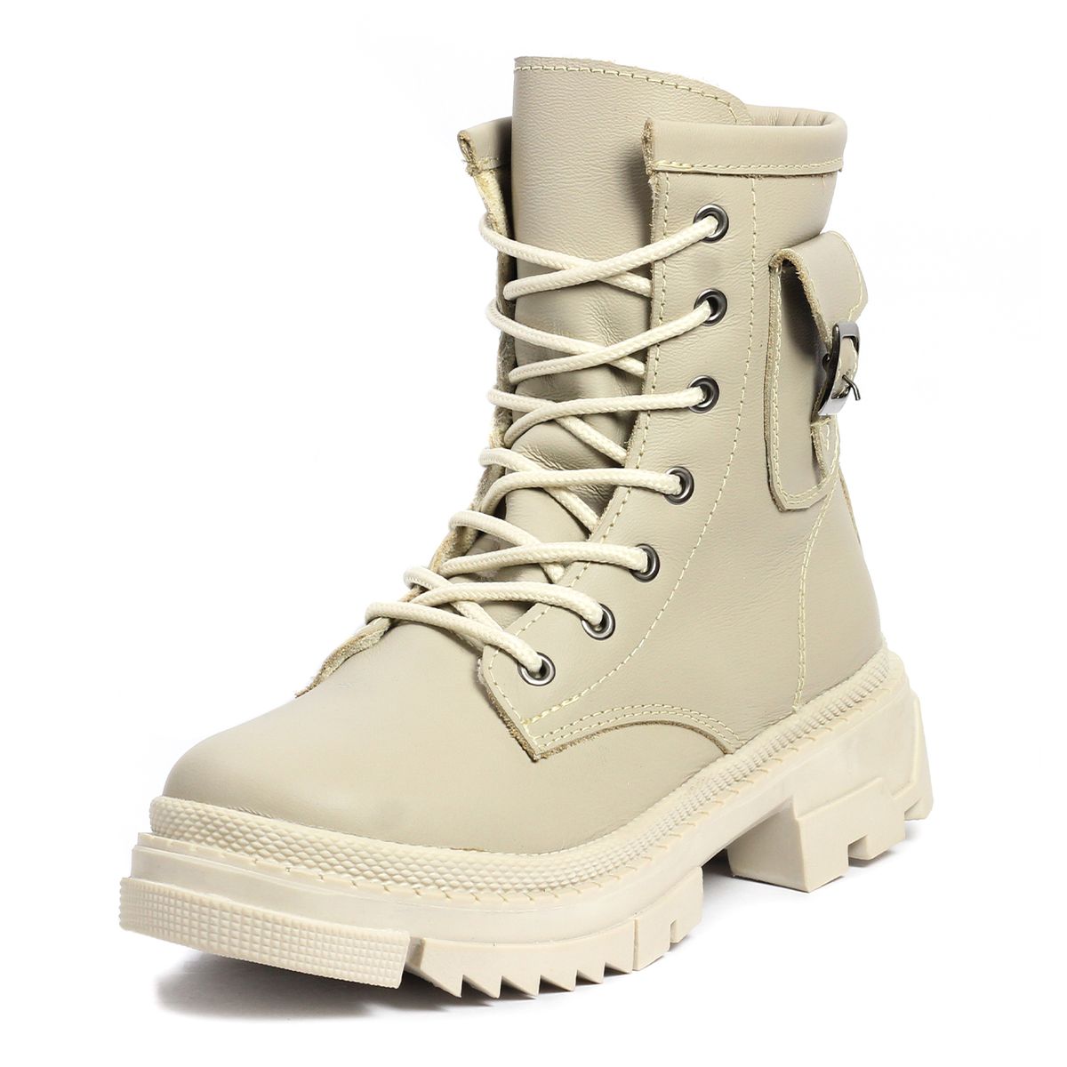 VIAR - Botas Cuero Para Mujer VIAR Lili Beige
