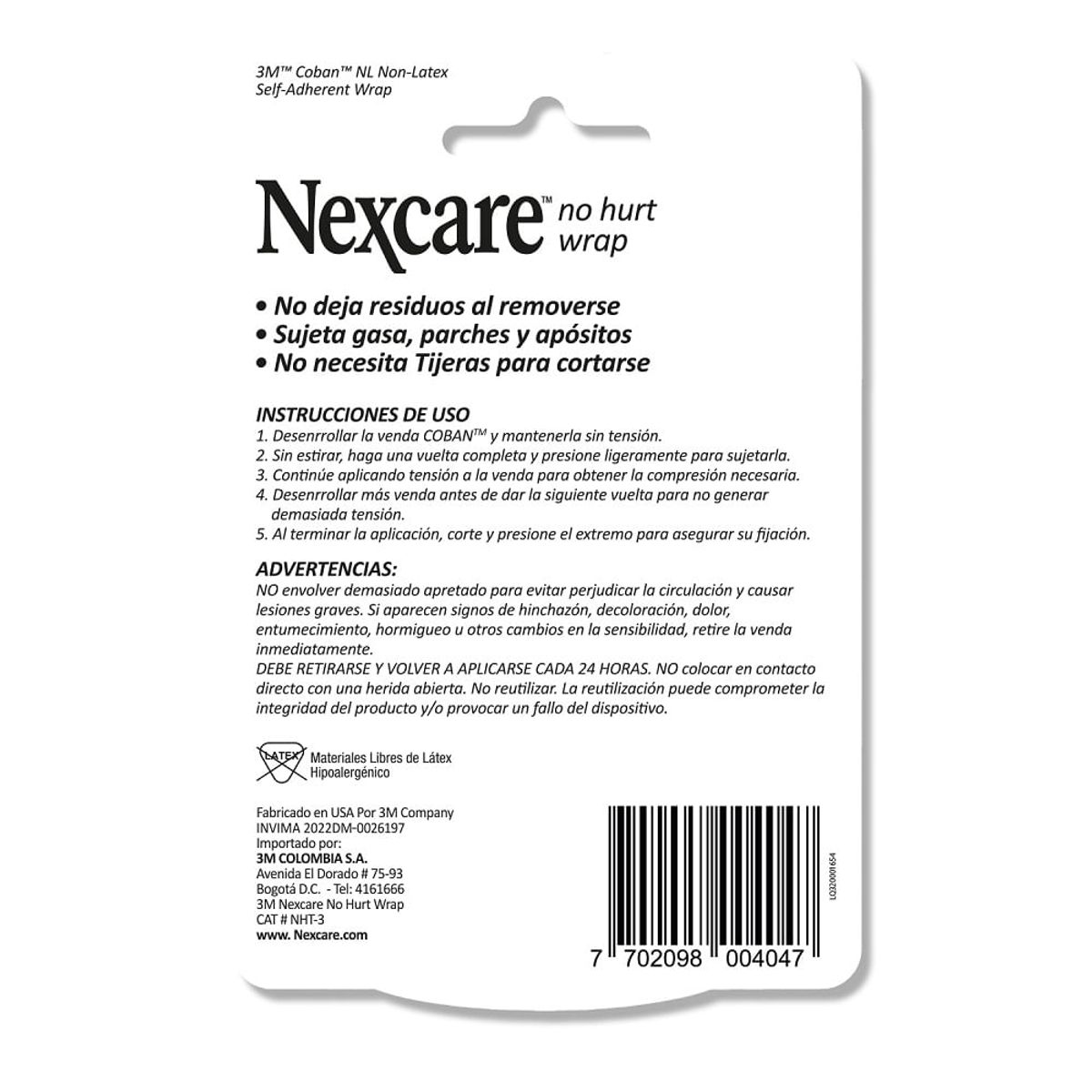 NEXCARE - Venda Elastica Nexcare 7.62cm X 2m
