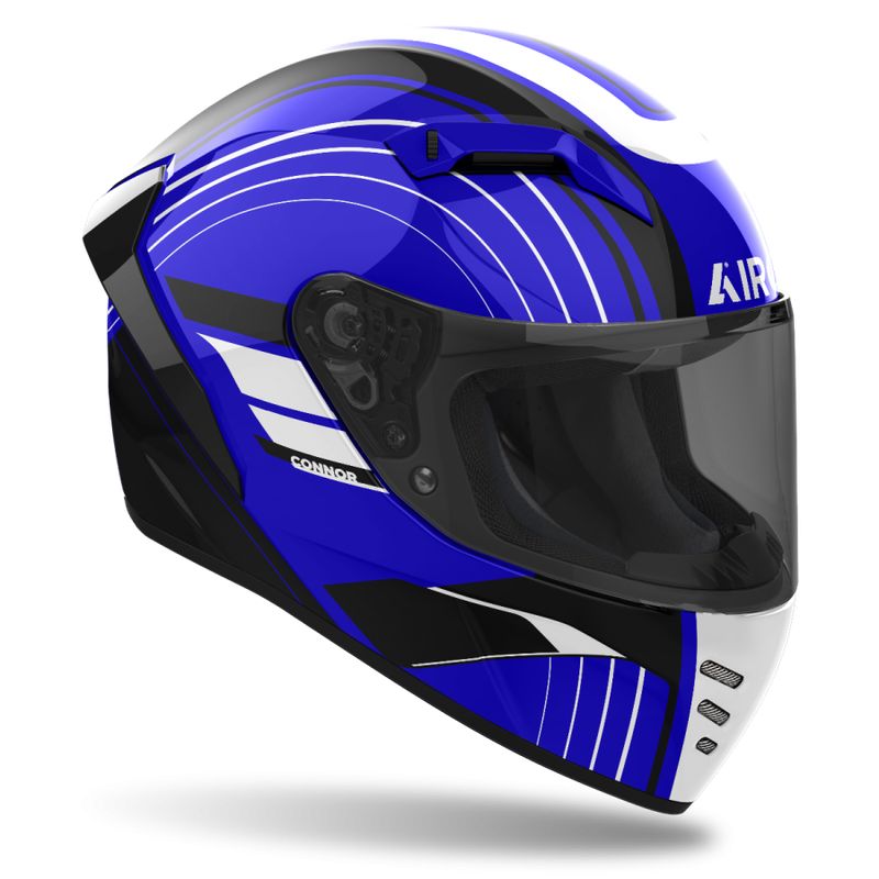 AIROH - CASCO AIROH CONNOR ACHIEVE AZUL BRILLO ECE 22.06 TALLA S